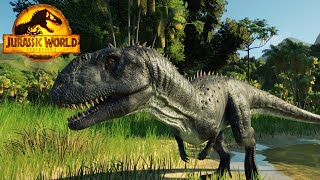 MAJUNGASAURUS VS GIGANOTOSAURUS  Jurassic World Evolution 2 [upl. by Esaele814]