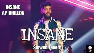 INSANE  AP DHILLON GURINDER GILL SHINDA KAHLON Slowed Reverb Song [upl. by Yanel]