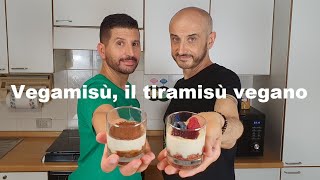 Vegamisù il tiramisù vegano fatto in casa Facile da preparare è senza uova mascarpone panna [upl. by Gniliem]