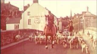 Boxing Day hunt in Haverfordwest South Pembrokeshire Wales Film 90907 [upl. by Blumenthal]