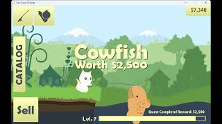 Cowfish gets bested  Cat goes fishing 2 [upl. by Sheffield]