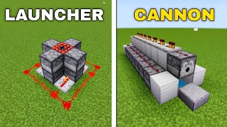 Minecraft 120 Top 3 Easiest TNT Cannon  3 Easiest TNT Cannon Design in Minecraft Tutorial [upl. by Ranilopa]