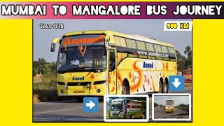 Mumbai to Mangalore Full Bus Journey  Anand Travels Volvo B9R Multi Axle AC Sleeper Bus [upl. by Eelrak312]