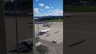 CMA CGM Air Cargo Airbus A332 taxing at Zurich Airport [upl. by Aihsenyt344]