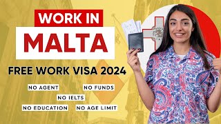 MALTA Work Permit 2024 Jobs Offer Visa Sponsorships [upl. by Amora]