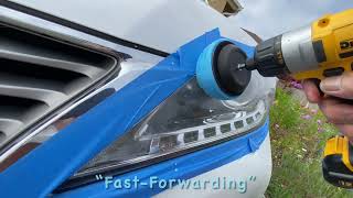 Do it Yourself DIY Auto Headlamp Restoration [upl. by Arbmahs]