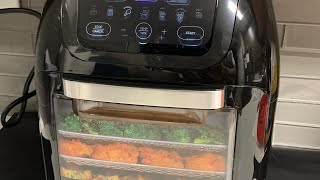 10 Quart Air Fryer Deluxe Review of CHEFMAN MultiFunctional Air Fryer [upl. by Karlin]