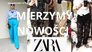 MIERZYMY NOWOŚCI ZARA HAUL WYPRZEDAŻE SUPER TRENDY I MODNE KOLORY [upl. by Lonnie858]