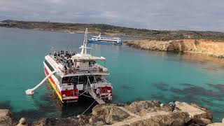 Blue Lagoon Comino Island Malta MVI 0811 [upl. by Clauddetta]