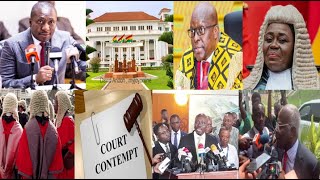 Majority Caucus Storms Supreme Court  Bagbin charge with contempt As CJ Torkonoo [upl. by Coveney]