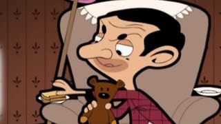 Eating Teddys Sandwich  Funny Clip  Mr Bean Official Cartoon [upl. by Aetnahs]