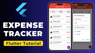 Build Flutter Expense Tracker App like a pro 🔥 [upl. by Primalia]