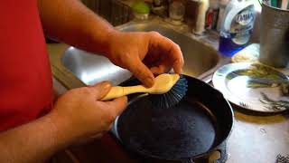 Cast Iron Care and Maintenance  How to Season and Reseason a Cast Iron Frying Pan [upl. by Ulane250]