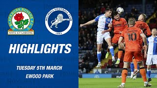 Highlights Blackburn Rovers v Millwall [upl. by Akinoj592]