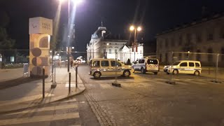 feux dartifice Paris Visibilité réduite pour le lambda Champs de Mars école Militaire bloqués [upl. by Halivah]