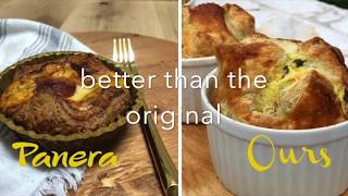 Copycat Panera Spinach and Artichoke Egg Souffles  SO good [upl. by Pisano]