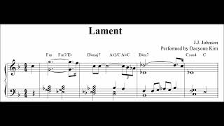 ballad jazz piano Lament sheet music [upl. by Culhert820]