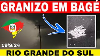 🚨⚡️ CHUVA DE GRANIZO em BAGÉ RIO GRANDE DO SULquintafeira 19924 [upl. by Jr]