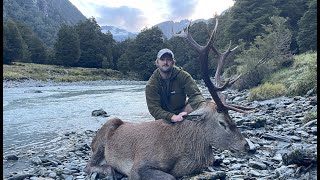 Two Giant Wilderness Red Stags  Part 1  New Zealand Hunting [upl. by Nylkcaj]