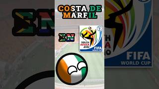 Costa de Marfil en el mundial 2010 countryball mundialsudafrica2010 footballworldcup [upl. by Lontson]