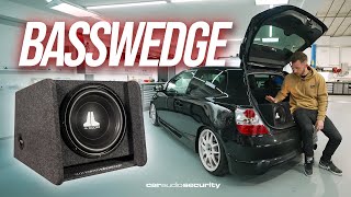 JL Audio Basswedge 12quot Car Subwoofer Review amp Demo  Car Audio amp Security [upl. by Occor]