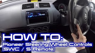 How to Wire Up Pioneer Built in Steering Wheel Controls Interface  S RemoteSWC [upl. by Ydnys]