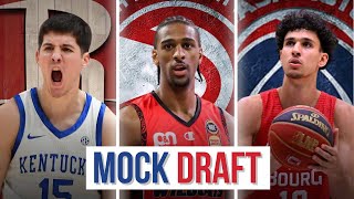 Full FirstRound 2024 NBA Mock Draft [upl. by Eednyl]