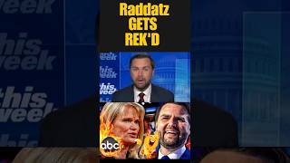 😂 JDVANCE SHREDS MSNBC MARTHA RADDATZ trump news trending shorts [upl. by Edieh93]