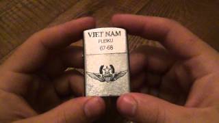 Counterfeit Zippo Breakdown 2  Another Vietnam Fake [upl. by Noma]