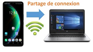 Comment Partager sa Connexion Internet du Téléphone au PC [upl. by Atniuqal]