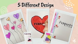 February Bullet Journal Cover Ideas [upl. by Aissirac]