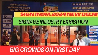 Sign India Expo 9th  11th Aug 2024 New Delhi media expo 2022 sign India 2024 media expo 2024 [upl. by Ronacin]