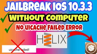 How to Jailbreak iOS 10331034 in 2022 Without ComputeriPad 4iPhone 55c  No uicache Failed [upl. by Ibot]