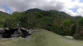 360 VR El Edén Restaurant Depredator Filming Set Mismaloya Puerto Vallarta Mexico  Helicopter Set [upl. by Mihsah]