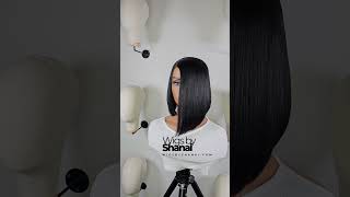 Side Part Bob wigsbyshanai bobwiglaceclosurewigscustomwigs wigsbyshanai [upl. by Leroj736]