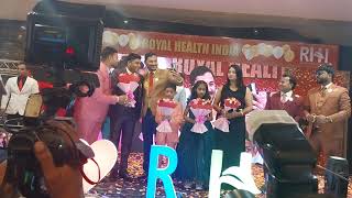 ROYAL HEALTH INDIA  AMRENDRA BAHUBALI WELCOME IN NEW DELHI  ANNIVERSARY CELEBRATE [upl. by Niamrahc803]