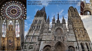 Rouen Cathedral 10301880 tallest building in the world 18761880 151 m inspired impressionists [upl. by Rangel]