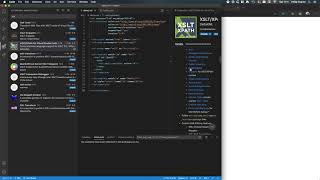 Develop and run XSLT 30 in Visual Studio Code [upl. by Adnawot]