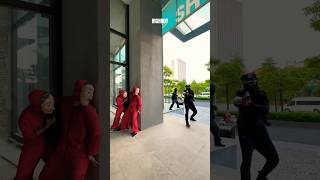 PARKOUR MONEY HEIST VS POLICE 179 parkour highnoy moneyheist shorts police bellaciaoremix [upl. by Tessa]