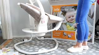 Baby must haves  Assembling Joie serina 2in1 swing hyperlapse [upl. by Nueoras]