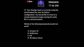 Examen de certificación Hashicorp Terraform 077 de 200 [upl. by Buyer772]