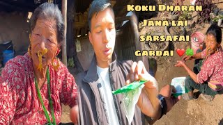 Koku dharan jana lai sarsafai gardai hunuhunx😊  kokule chasok Dharan ma manaunu hune re 🍀 [upl. by Shirlie269]