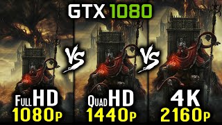 Elden Ring  GTX 1080  1080p vs 1440p vs 2160p 4K Benchmark [upl. by Nitnelav]