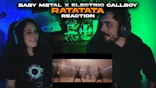 Couple Reacts To Ratatata by BabyMetal x Electric Callboy [upl. by Magdalene]