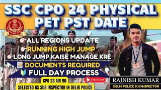 CPO24 Physical Date PET amp PST detailsFull Process Documents required cpo2024 cpophysical ssc [upl. by Carol-Jean556]