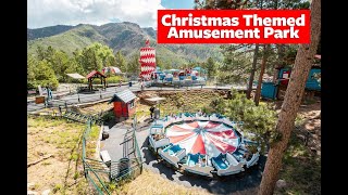 A ChristmasThemed Amusement Park in Colorado [upl. by Ilrac]