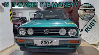 Buying golf mk2 GTD for 800 euros [upl. by Sirromad]