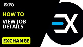 Exchange View job details  HowTo [upl. by Ramilahs]