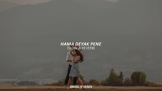 Hama Deyak Pene  හැම දෙයක් පෙනේ Slow amp Reverb [upl. by Malachy439]