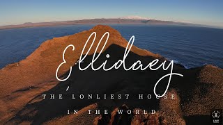 The loneliest house in the world Ellidaey Iceland  Mavic 3 pro [upl. by Maghutte942]